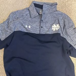 NOTRE DAME FOOTBALL TEAM ISSUED POLO